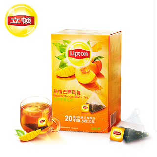 Lipton 立顿 蜜桃芒果茶+柠檬红茶 (72g、盒装)