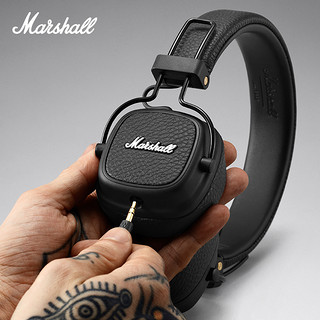 Marshall 马歇尔 MAJOR Ⅲ 耳机 (通用、动圈、头戴式、32Ω、黑色)