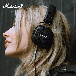 Marshall 马歇尔 MAJOR Ⅲ 耳机 (通用、动圈、头戴式、32Ω、黑色)