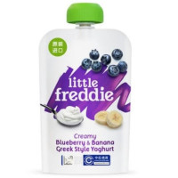 移动专享：little freddie 小皮发酵乳蓝莓香蕉泥100g