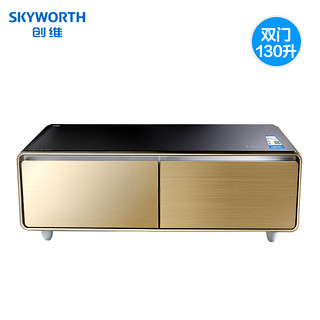 Skyworth 创维 BC-130GY  双门冰吧