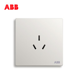 ABB 轩致 AF206 雅典白 一位16A三孔空调插座 *3件