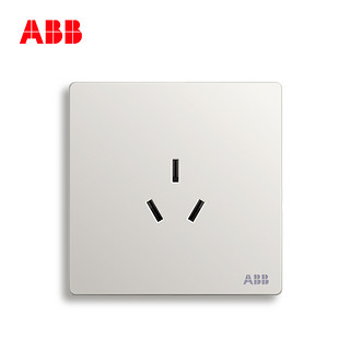 ABB  轩致 AF206 雅典白 一位16A三孔空调插座