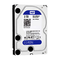 Western Digital 西部数据 蓝盘 3.5英寸台式机硬盘 3TB(5400rpm、64MB)WD30EZRZ