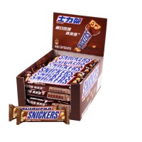 SNICKERS 士力架 盒装花生夹心巧克力 51g*24根