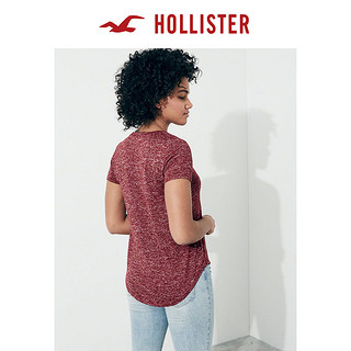 HOLLISTER 196618 女士宽松短袖T恤 麻灰色 XS