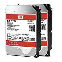 WD 西部数据 红盘 WD100EFAX NAS机械硬盘 10TB