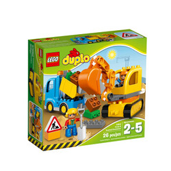 LEGO 乐高 得宝系列 10812 卡车和挖掘车套装 