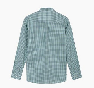 maxwin 155136005 男式格纹梭织衬衫