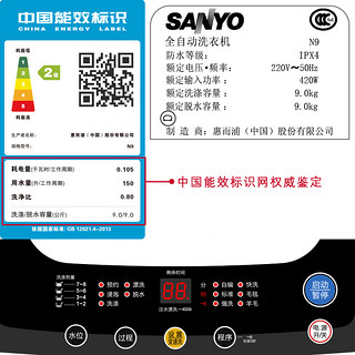  Sanyo 三洋 N9 9公斤 波轮洗衣机