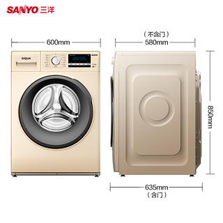  Sanyo 三洋 ETDDB47120G 10kg 洗烘一体滚筒洗衣机