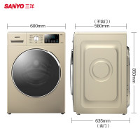 SANYO 三洋 WF100BI576ST 全自动变频滚筒洗衣机 10公斤