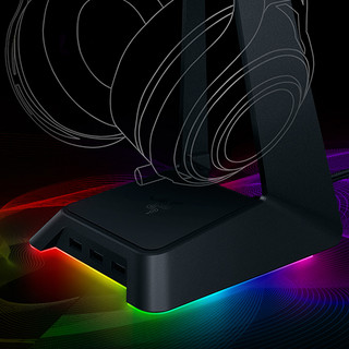 RAZER 雷蛇 耳机支架挂钩 (黑色)