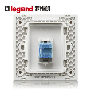 TCL-legrand TCL-罗格朗 逸景 K8/C601 仕典白色一位单电脑网络六类 强信号86型