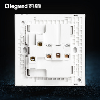 TCL-legrand TCL-罗格朗 逸远 素月白5 五孔二三插带开关面板