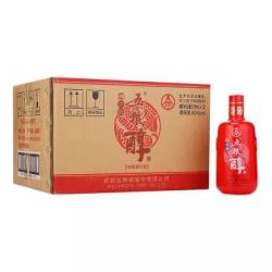 五粮液 股份有限公司 五粮醇 红淡雅 白酒 (裸瓶装) 50度 整箱装500ml*12瓶