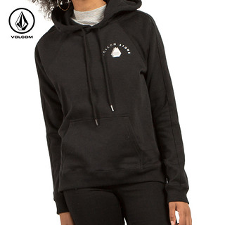 VOLCOM B3131704BLK 女士修身保暖防风运动卫衣 黑色 S