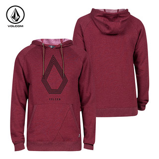  VOLCOM A4131613 男士连帽卫衣 红色 S