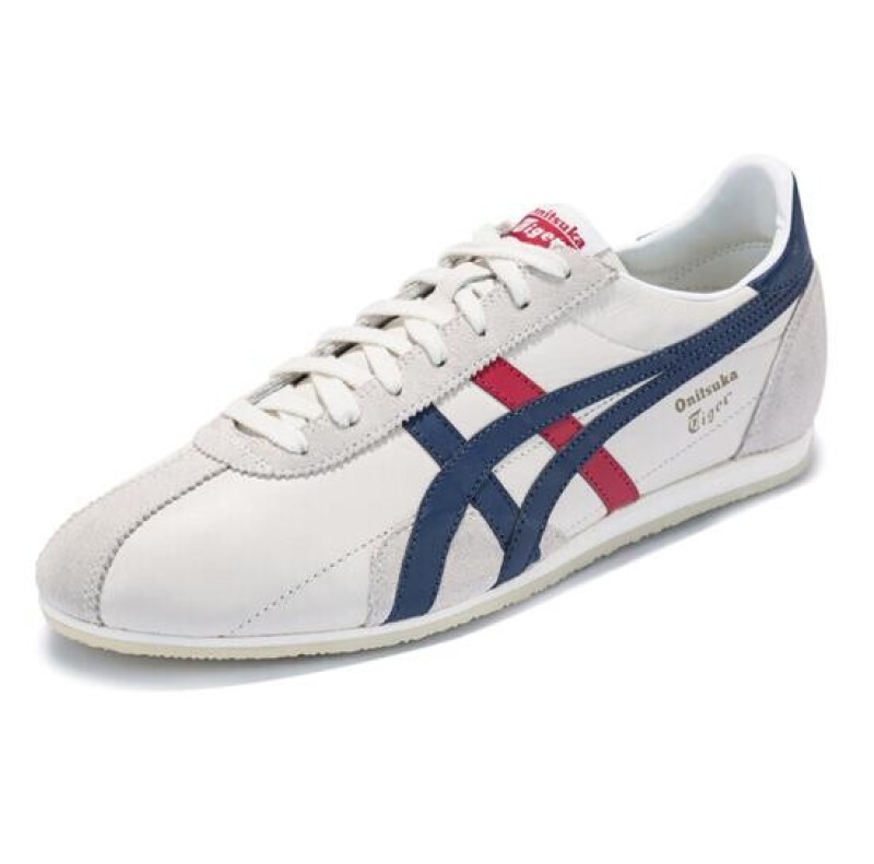 虎 ✨【Onitsuka Tiger 鬼塚虎Tokuten】 🥚藍紋米白🥚牛皮風格板鞋