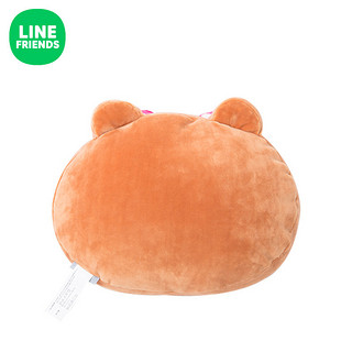  LINE FRIENDS 丘可抱枕(30CM) 萌趣动漫周边可爱少女靠垫