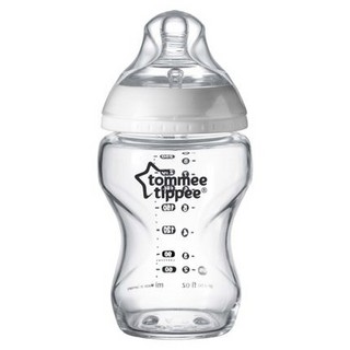 tommee tippee 汤美星 玻璃奶瓶 250ml 白色 3月