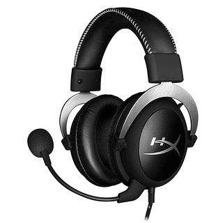 HYPERX 暴风 耳机 (通用、头戴式、60Ω、银黑色)