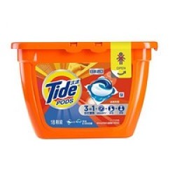 Tide 汰渍 三色球 3合1洗衣凝珠 18颗*3盒装 *3件