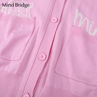 Mind Bridge MQCD221C 女士休闲针织衫 浅粉色 S