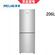 Meiling 美菱 BCD-206WECX 206升 风冷 双门冰箱