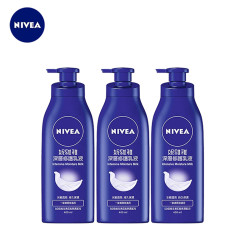 NIVEA 妮维雅 深层修护乳液 海外版 400ml*3瓶装