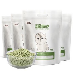 福丸 绿茶味豆腐猫砂 20L *4件 +凑单品
