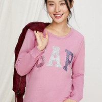 Gap 盖璞 400368 女士圆领加绒卫衣
