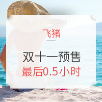 双11预售、最后0.5小时：飞猪双十一              