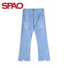 SPAO SPTJ823S01 女式休闲牛仔九分裤