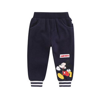 Disneybaby 迪士尼宝宝 儿童加绒保暖长裤 *2件