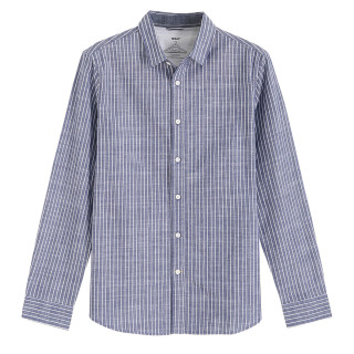 商品棉先生 296804028 男士纯棉条纹长袖衬衫