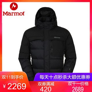 Marmot 土拨鼠 MemBrain J71800 男士700蓬保暖羽绒服