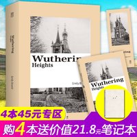 《Wuthering Heights》(呼啸山庄英文版、 赠词汇注解)