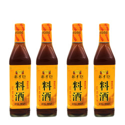 老才臣料酒瓶装500ml4烹饪厨房调味料去腥料酒