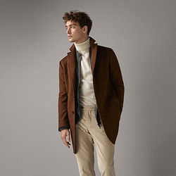 Massimo Dutti 02406291700 男装 素色羊毛/山羊绒大衣