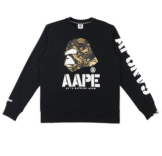 Aape 3380XX9/FW 男士印花卫衣