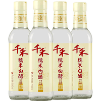 千禾 零添加 糯米白醋 500ml*4瓶