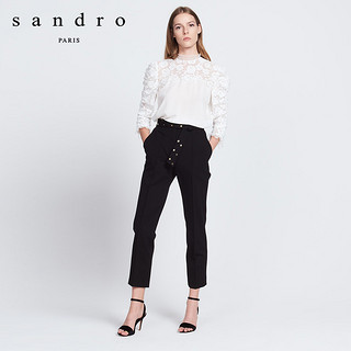 sandro P6024H 女士时尚直筒长裤