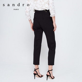 sandro P6024H 女士时尚直筒长裤