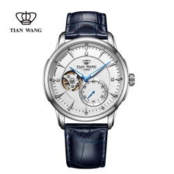 天王品牌手表正品专柜同款轮时代自动机械表男