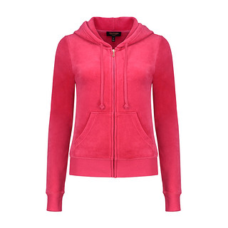 Juicy Couture 橘滋 JCWTKJ102372I2 女士天鹅绒卫衣外套