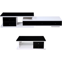 QuanU 全友 120318 简约茶几电视柜组合