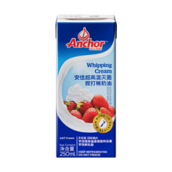 Anchor 安佳 超高温灭菌搅打淡奶油 250ml *13件 +凑单品