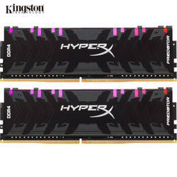 Kingston 金士顿 骇客神条 Predator系列 掠食者 DDR4 3600 16G(8Gx2)套装 台式机内存 RGB灯条