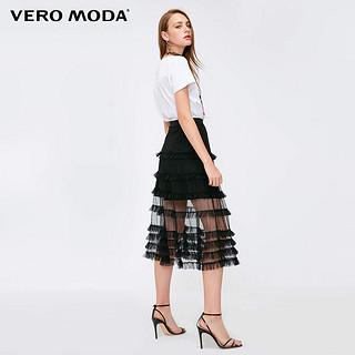 VERO MODA 半身裙 318316539 黑色 XS 